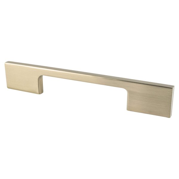 Berenson Contemporary Advantage Two 96mm CC Champagne Rectangle Pull 9033-40CZ-P